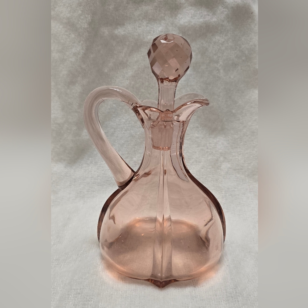 RARE - Heisey Pink Depression Cruet